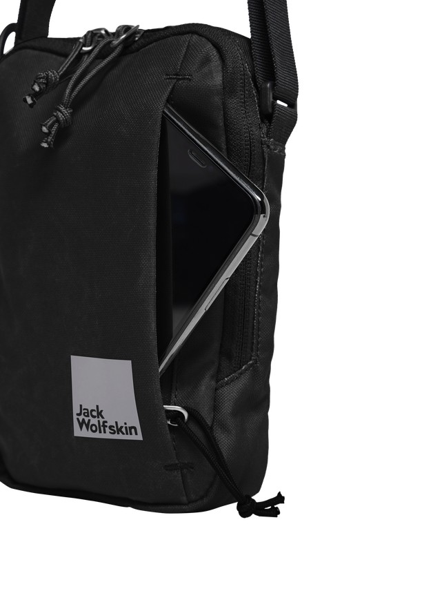 Black Men Jack Wolfskin Konya Shoulder Bags | 75916348
