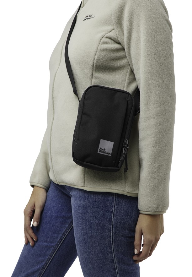 Black Men Jack Wolfskin Konya Shoulder Bags | 75916348