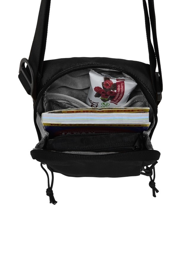 Black Men Jack Wolfskin Konya Shoulder Bags | 75916348