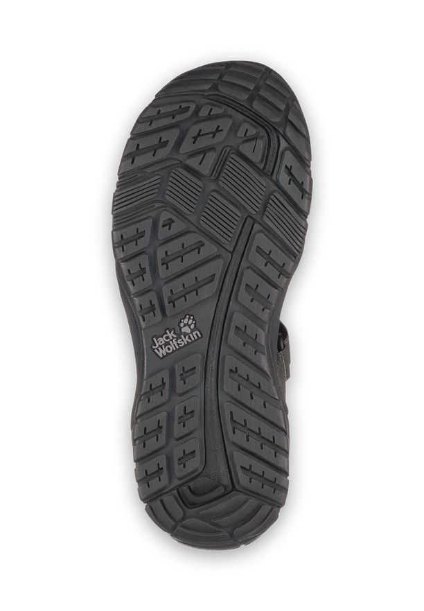 Black Men Jack Wolfskin Lakewood Cruise Sandals | 27269566