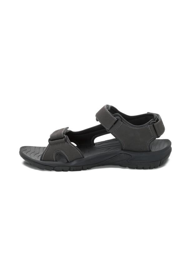 Black Men Jack Wolfskin Lakewood Cruise Sandals | 27269566