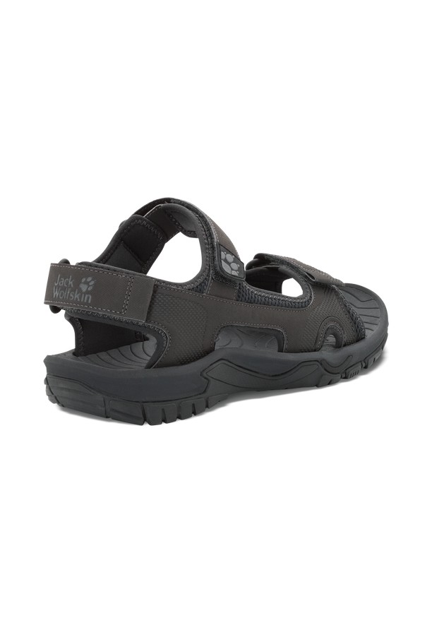 Black Men Jack Wolfskin Lakewood Cruise Sandals | 27269566
