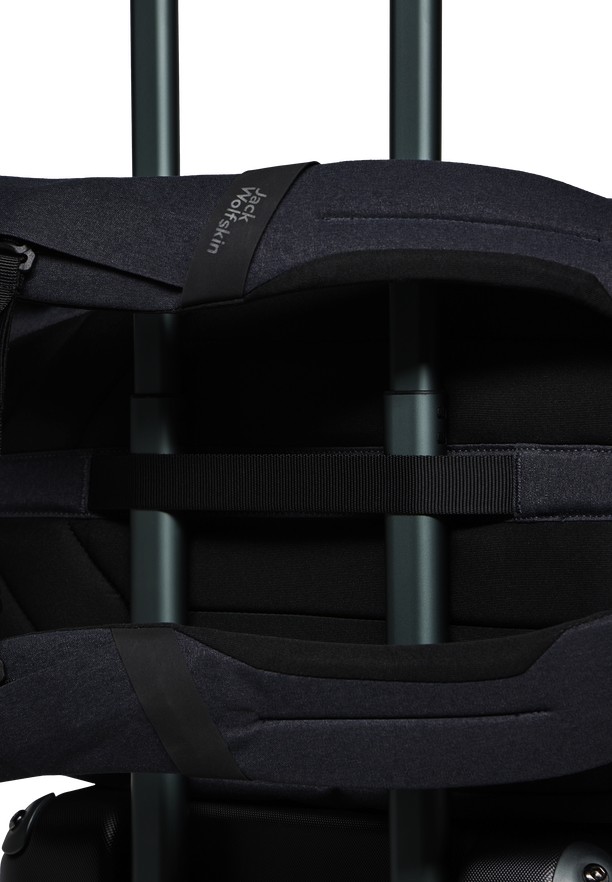 Black Men Jack Wolfskin Mainkai Laptop Backpacks | 11581898