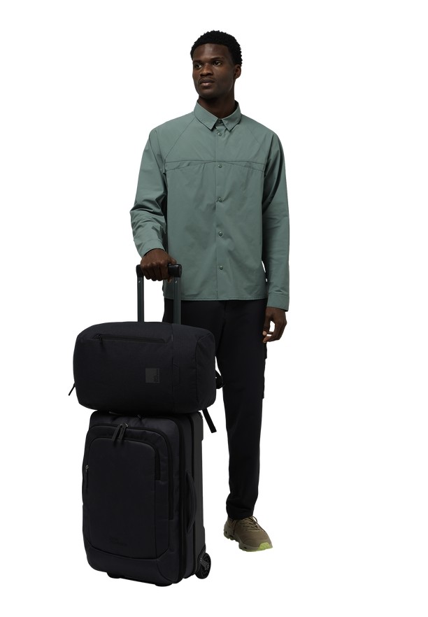 Black Men Jack Wolfskin Mainkai Laptop Backpacks | 11581898