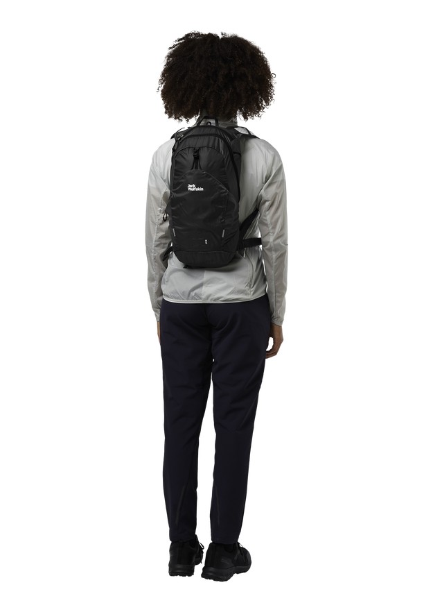 Black Men Jack Wolfskin Moab Jam 10 Bike Backpack | 86318645