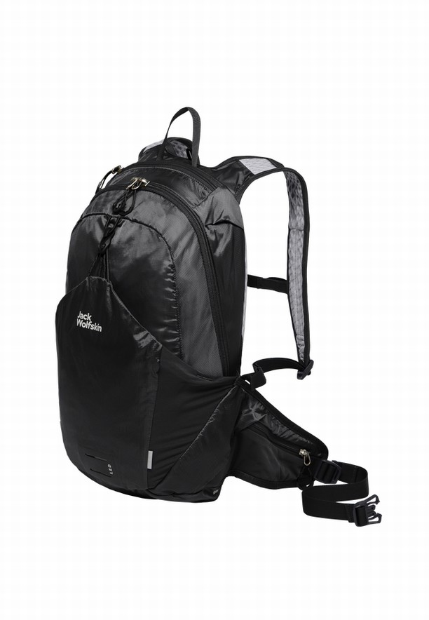 Black Men Jack Wolfskin Moab Jam 16 Bike Backpack | 81877527