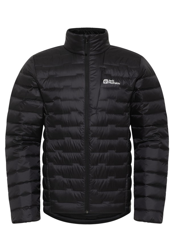 Black Men Jack Wolfskin Passamani Down Jackets | 97842114