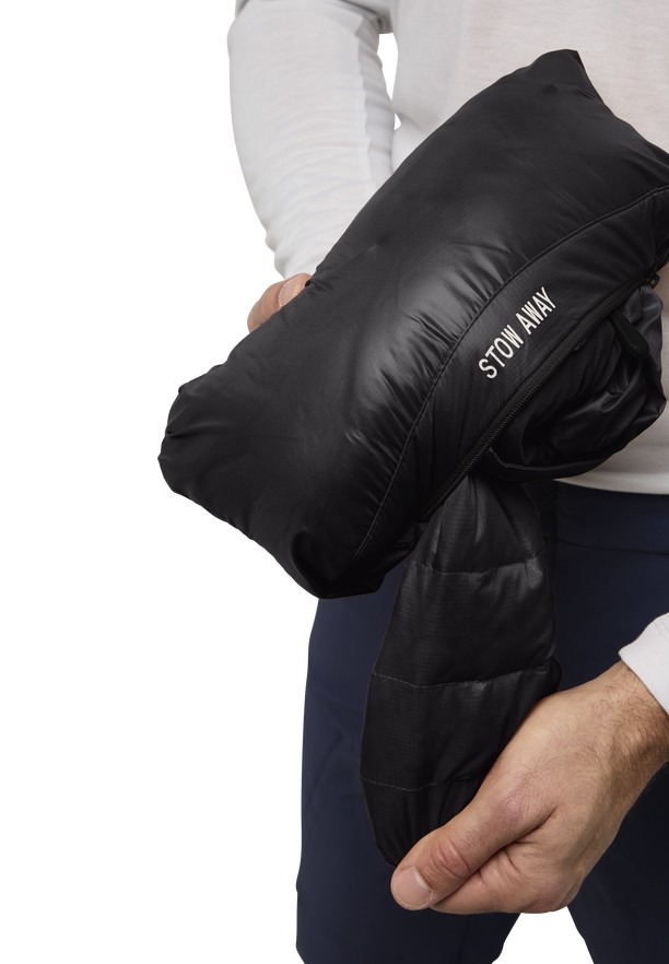 Black Men Jack Wolfskin Passamani Down Jackets | 97842114