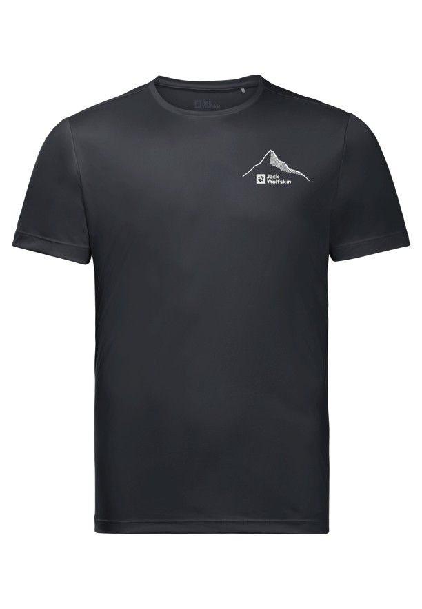 Black Men Jack Wolfskin Peak Graphic T Shirts | 24730477