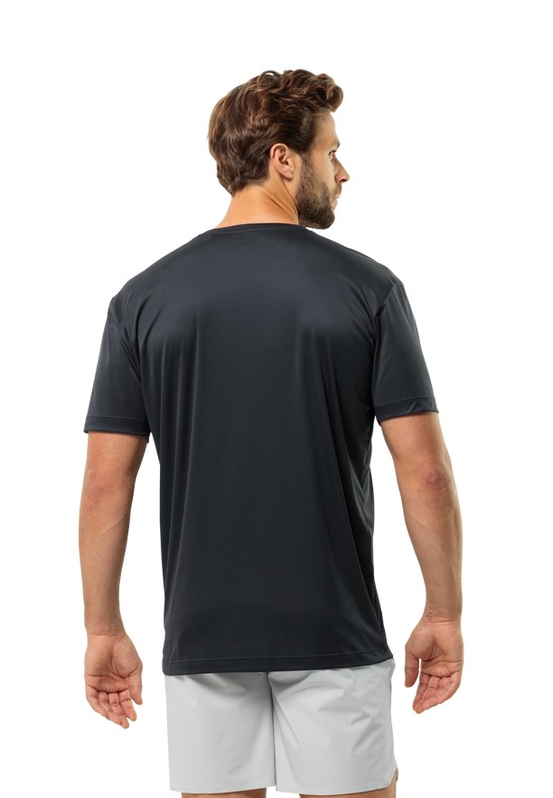 Black Men Jack Wolfskin Peak Graphic T Shirts | 24730477