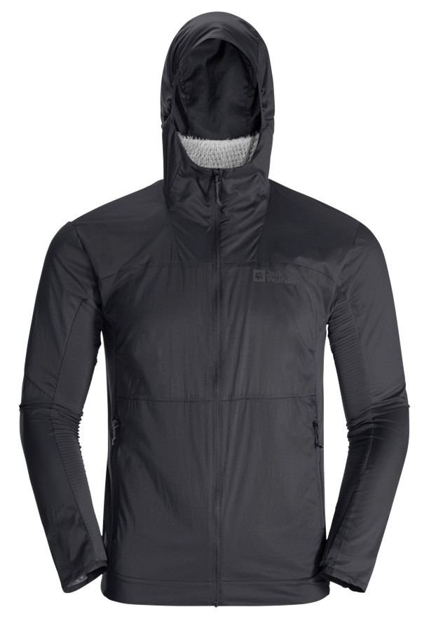 Black Men Jack Wolfskin Prelight Alpha Jackets | 40954947