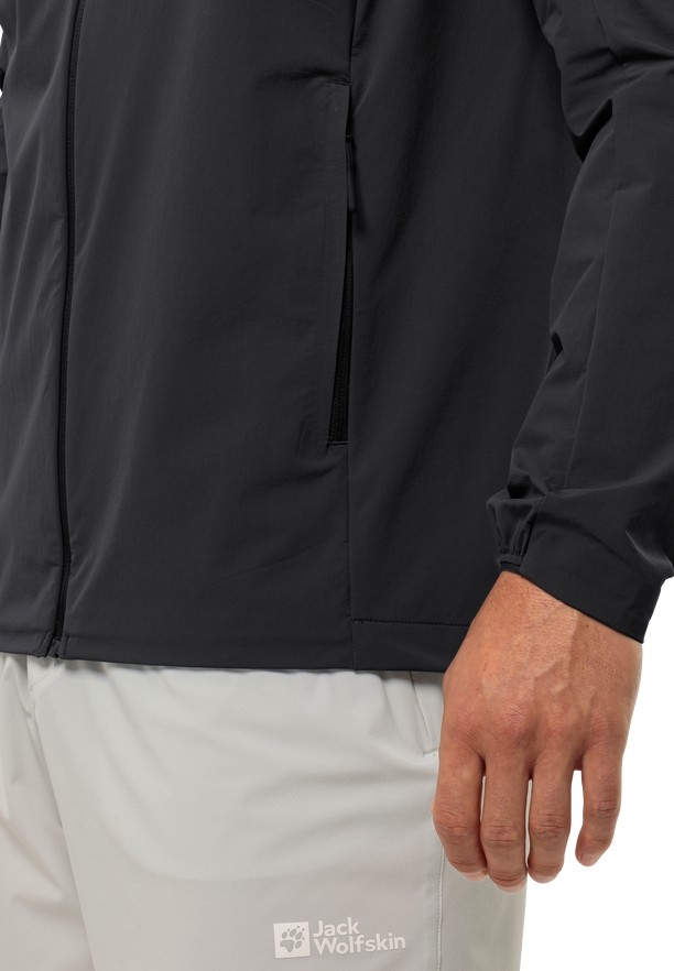 Black Men Jack Wolfskin Prelight Jackets | 78902949
