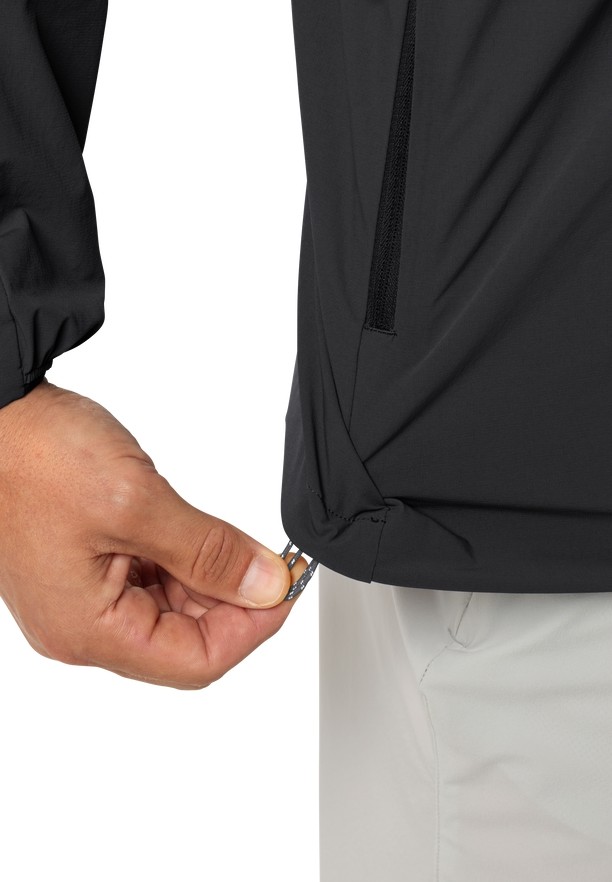 Black Men Jack Wolfskin Prelight Jackets | 78902949