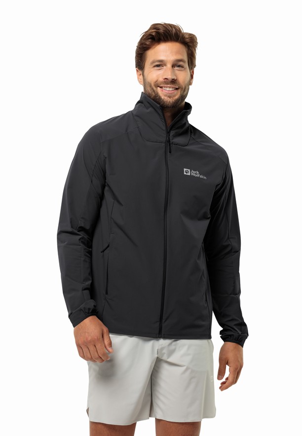 Black Men Jack Wolfskin Prelight Jackets | 78902949