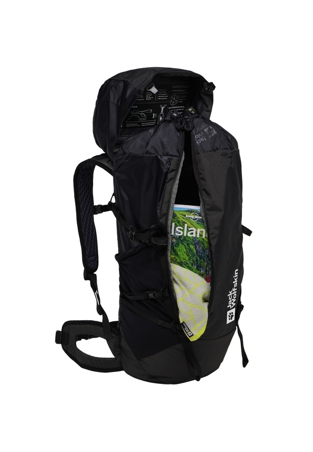Black Men Jack Wolfskin Prelight Shape 25 Hiking Backpack | 41939188