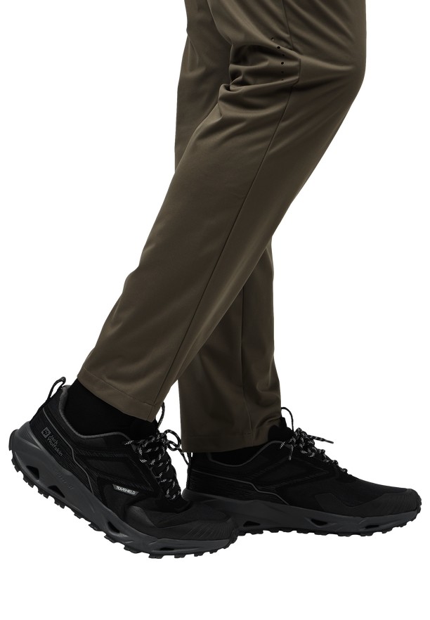 Black Men Jack Wolfskin Prelight Texashield Low Hiking Shoes | 55008203