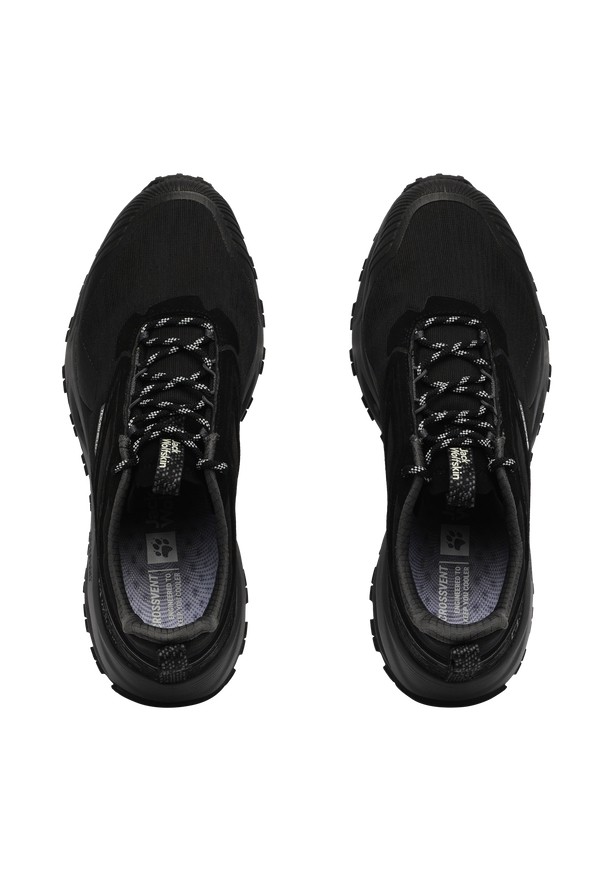 Black Men Jack Wolfskin Prelight Texashield Low Hiking Shoes | 55008203