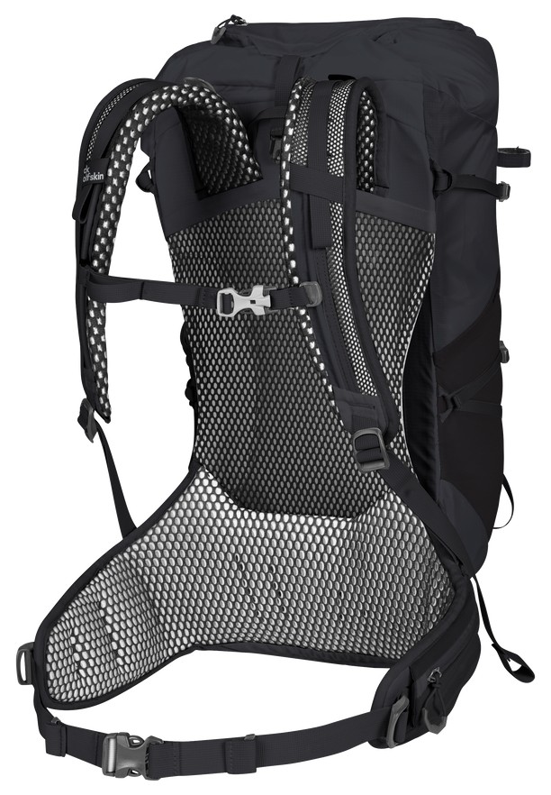 Black Men Jack Wolfskin Prelight Vent 20 Hiking Backpack | 19400064