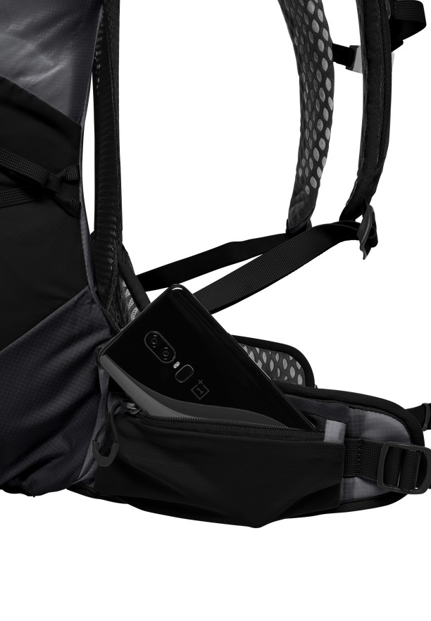Black Men Jack Wolfskin Prelight Vent 20 Hiking Backpack | 19400064