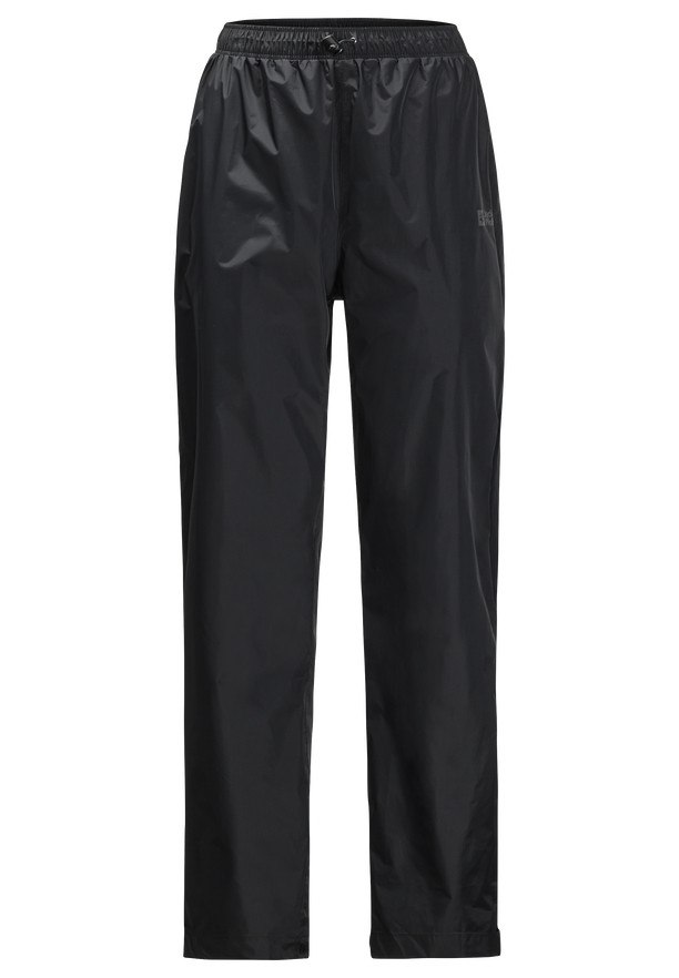 Black Men Jack Wolfskin Rainy Day Pants | 12169595