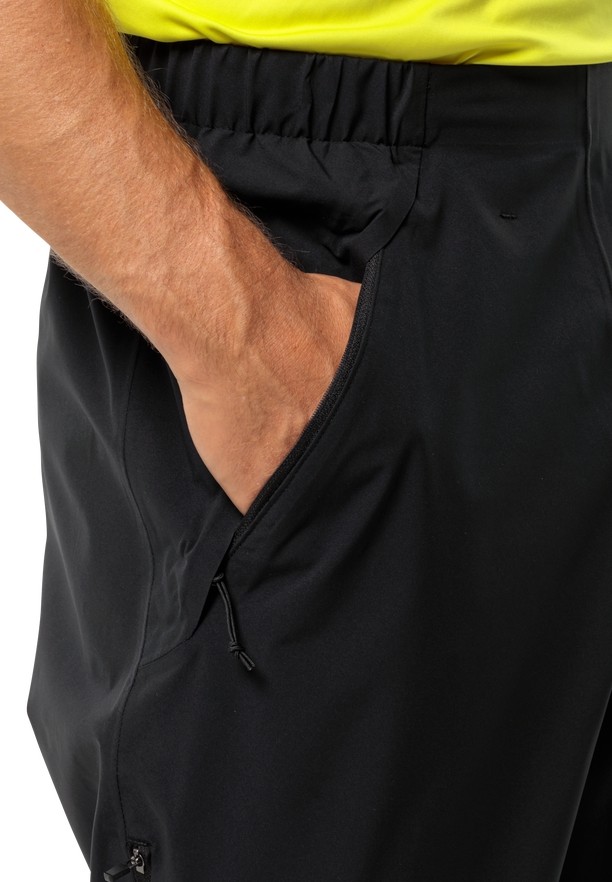 Black Men Jack Wolfskin Rainy Days 3l Pants | 93938357