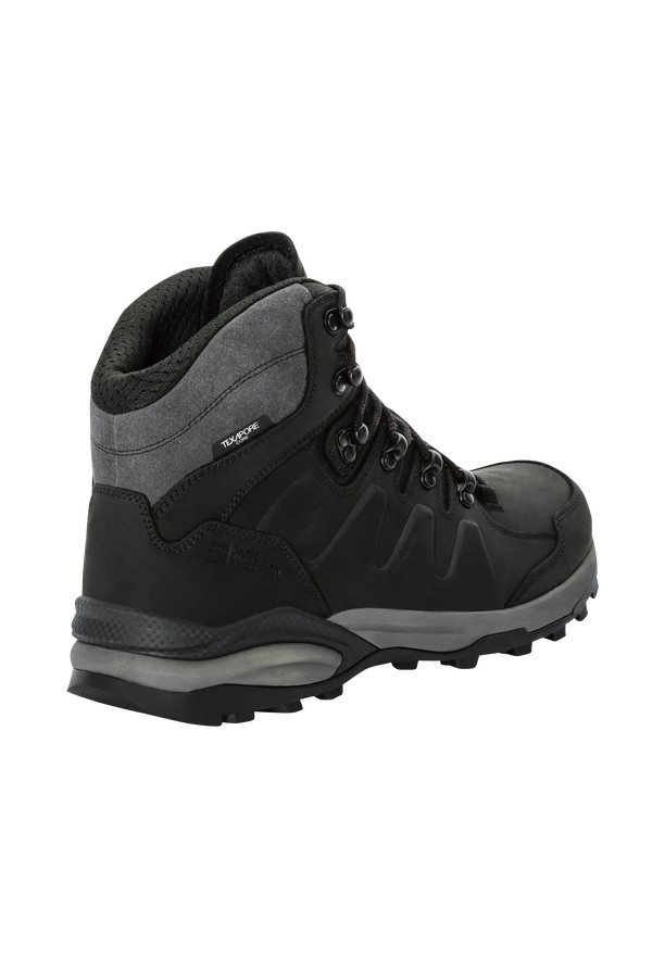 Black Men Jack Wolfskin Refugio Prime Texapore Mid Hiking Shoes | 38891792