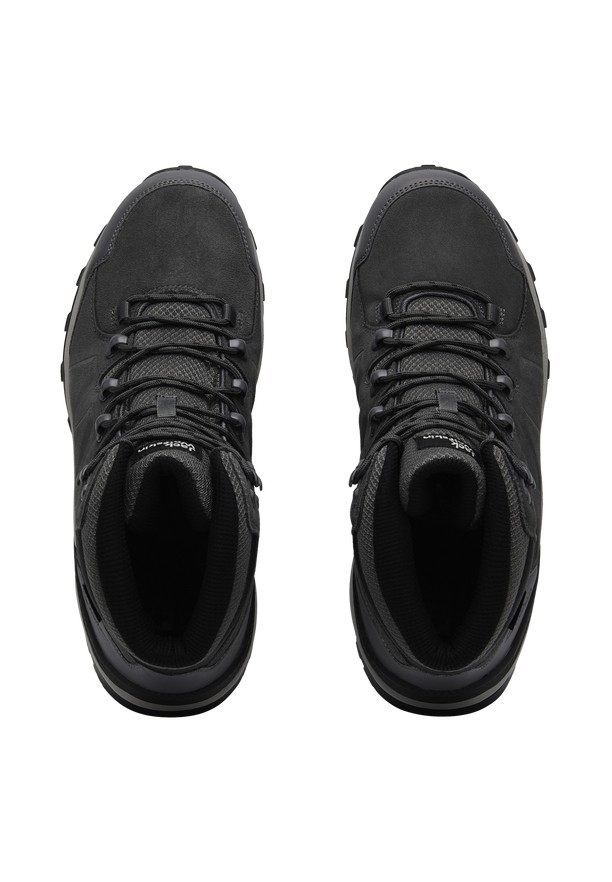 Black Men Jack Wolfskin Refugio Texapore Mid Hiking Shoes | 94169929