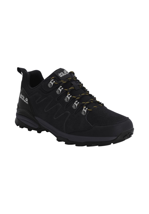 Black Men Jack Wolfskin Refugio Texapore Low Hiking Shoes | 83791472