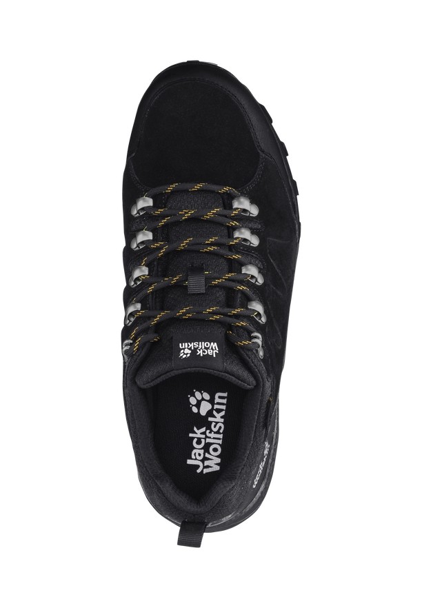 Black Men Jack Wolfskin Refugio Texapore Low Hiking Shoes | 83791472