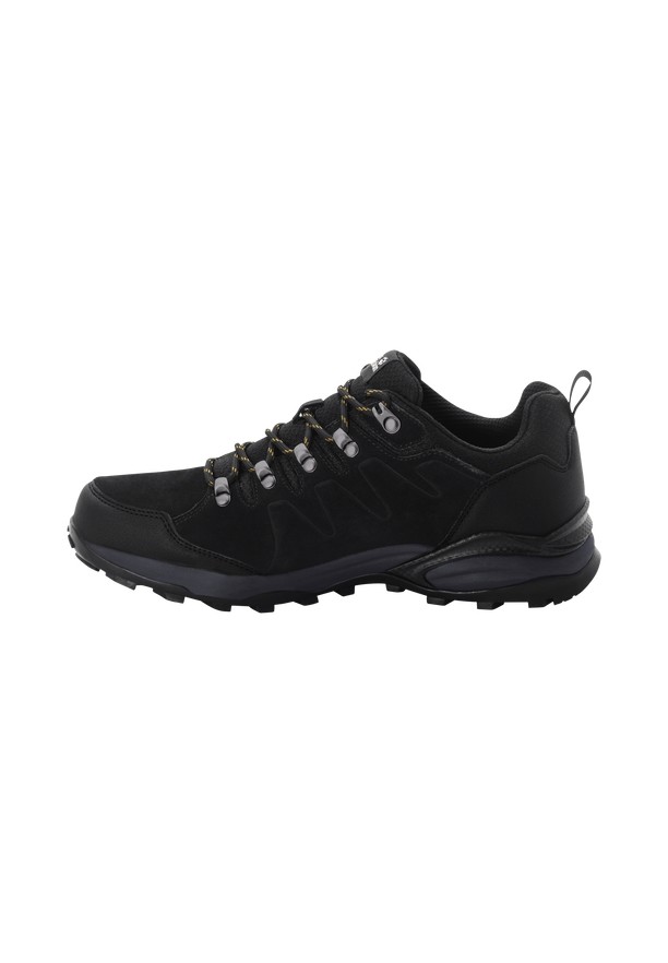 Black Men Jack Wolfskin Refugio Texapore Low Hiking Shoes | 83791472
