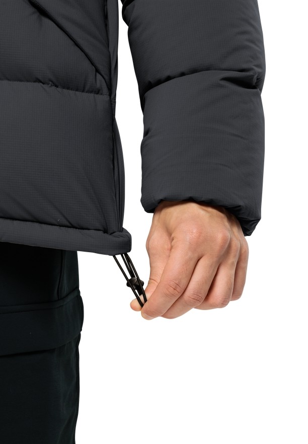 Black Men Jack Wolfskin Roemertor Down Jackets | 23089374