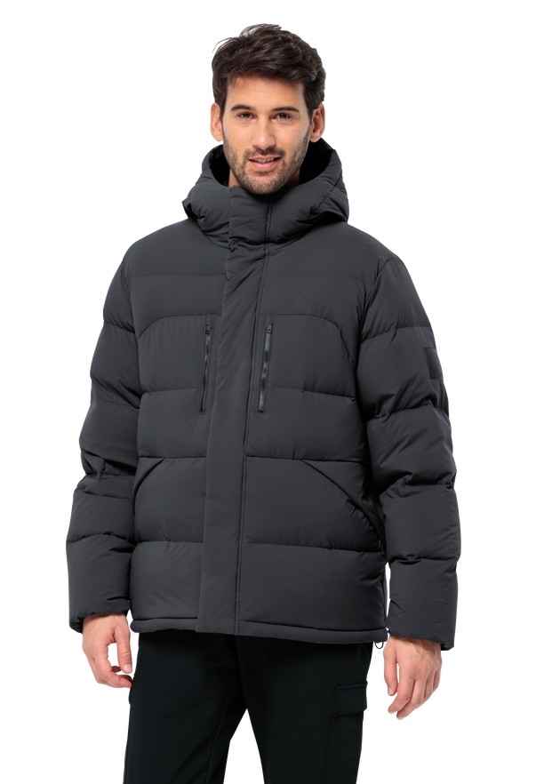 Black Men Jack Wolfskin Roemertor Down Jackets | 23089374