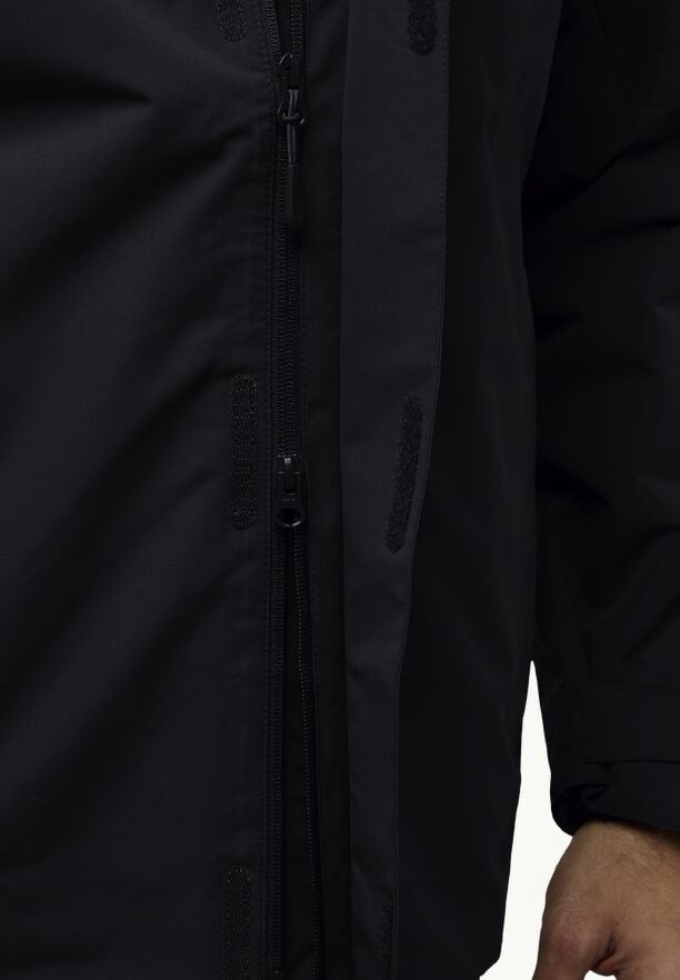 Black Men Jack Wolfskin Romberg 3in1 Jackets | 45834625