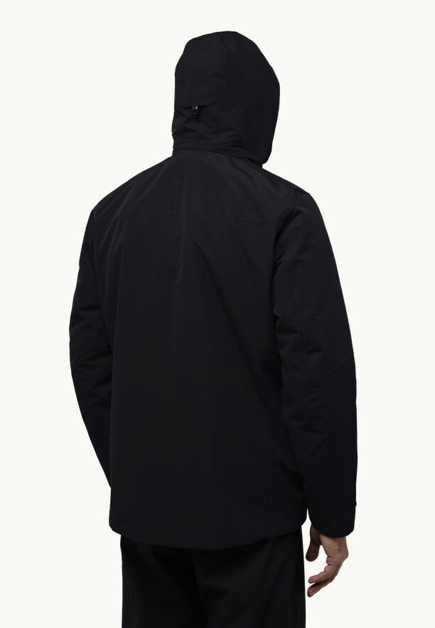 Black Men Jack Wolfskin Romberg 3in1 Jackets | 45834625