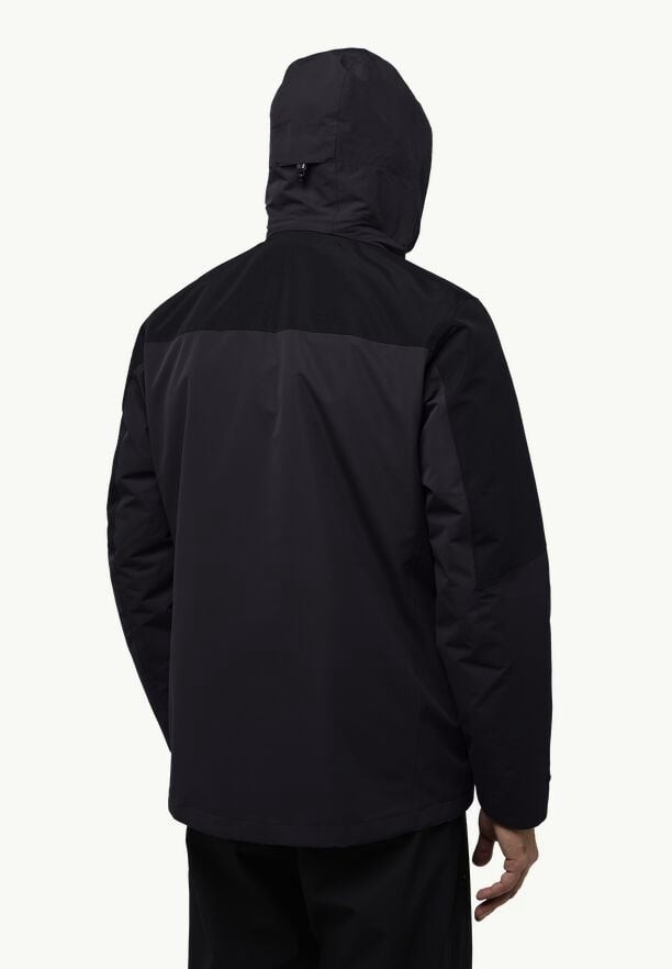 Black Men Jack Wolfskin Romberg 3in1 Jackets | 32906351