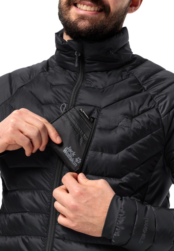 Black Men Jack Wolfskin Routeburn Pro Ins Jackets | 30490055