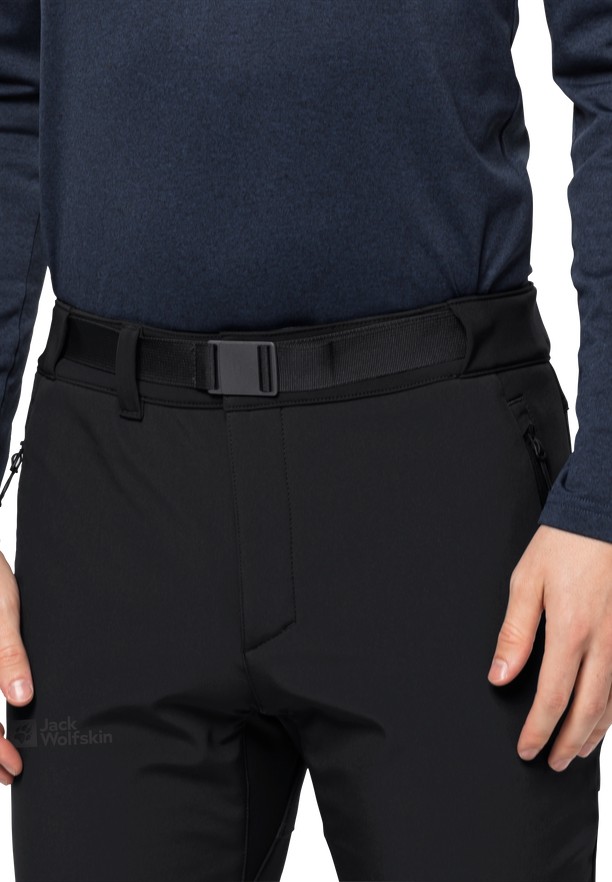 Black Men Jack Wolfskin Stollberg Hiking Pants | 14746346