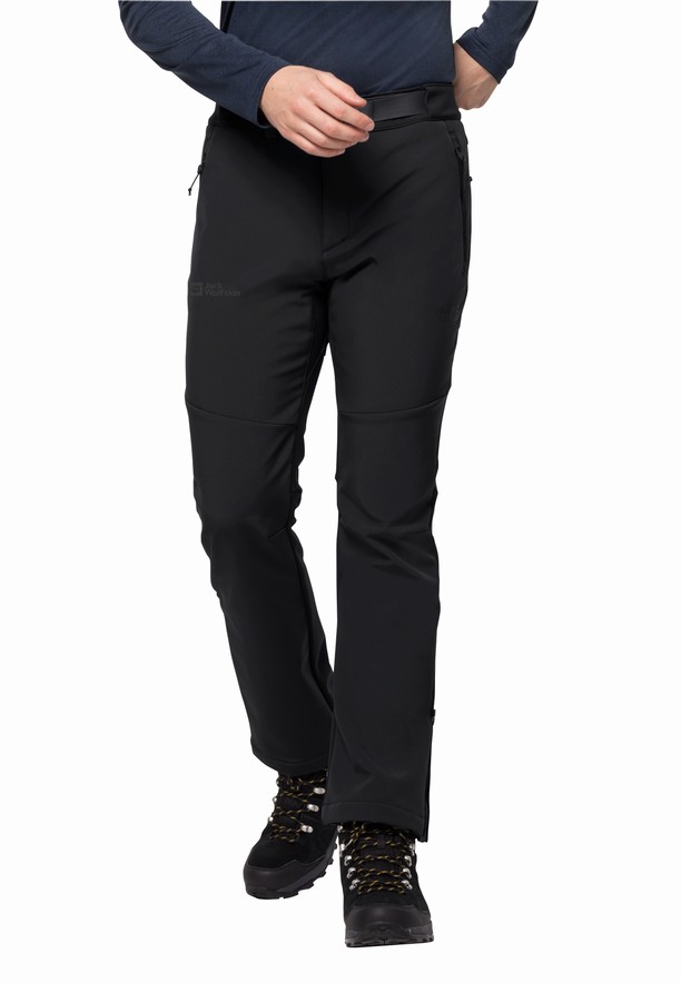 Black Men Jack Wolfskin Stollberg Hiking Pants | 14746346