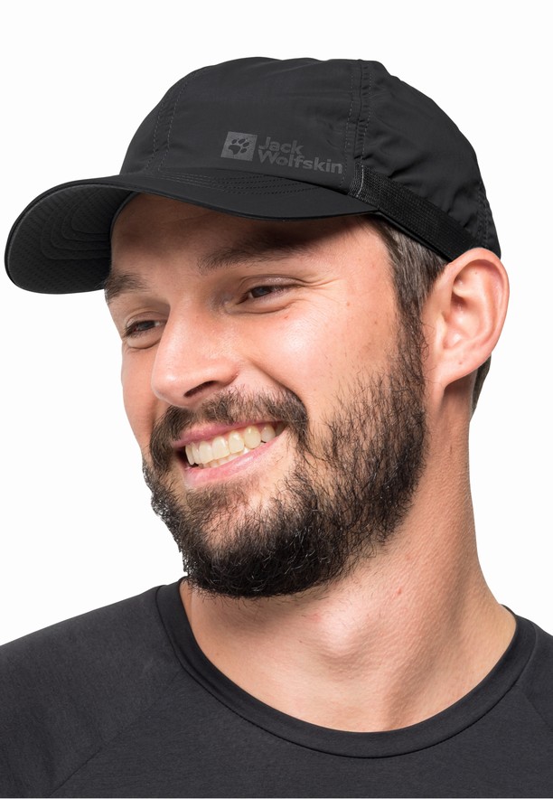 Black Men Jack Wolfskin Strap Baseball Caps | 21950618