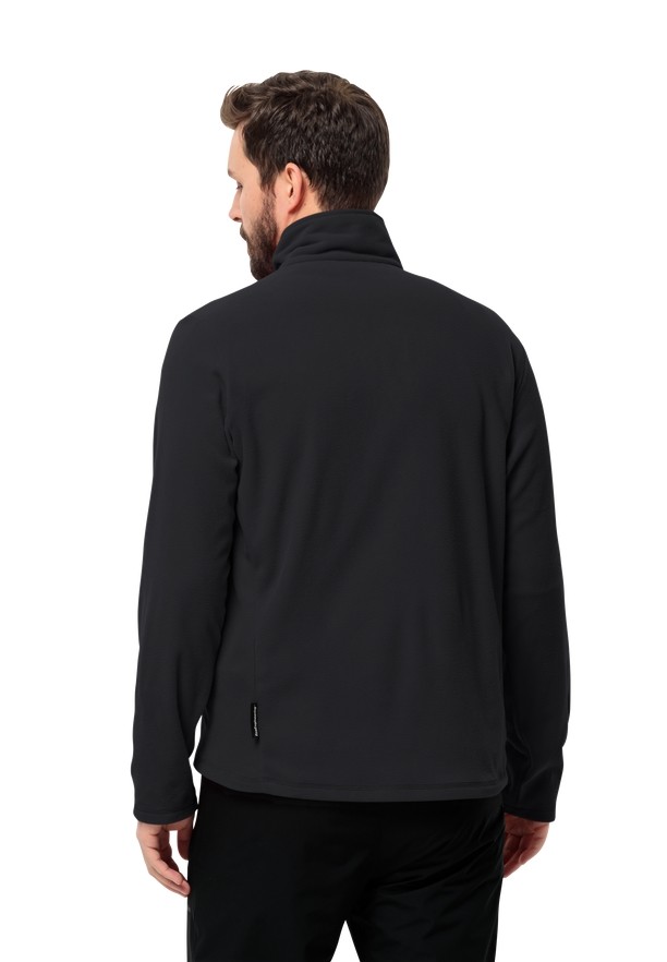 Black Men Jack Wolfskin Taunus Fz Fleece Jackets | 60829965