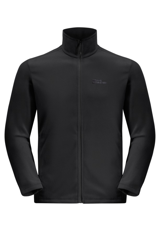 Black Men Jack Wolfskin Taunus Fz Fleece Jackets | 60829965