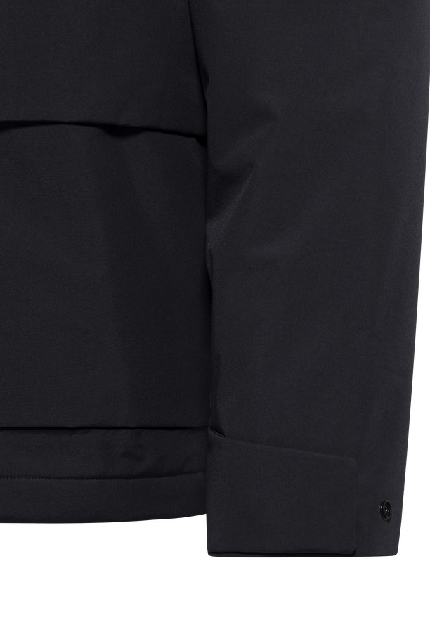 Black Men Jack Wolfskin Tempeltor Rain Jackets | 47355302