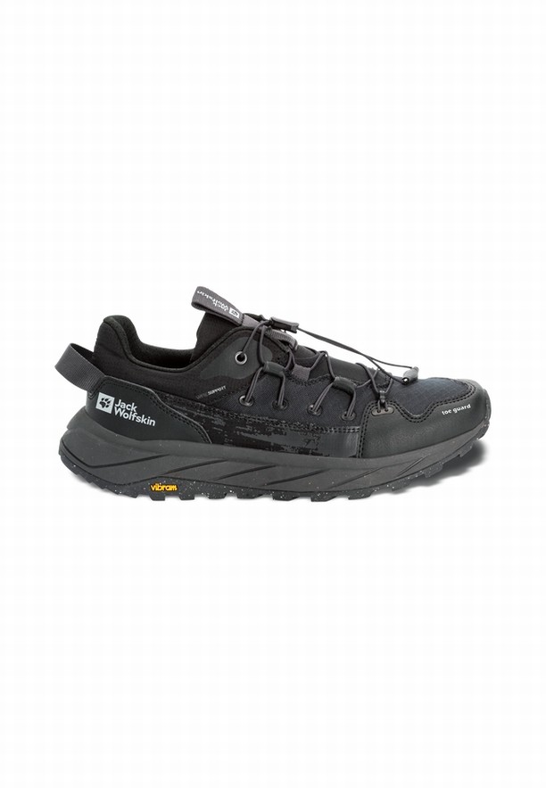 Black Men Jack Wolfskin Terraquest Low Hiking Shoes | 22516393