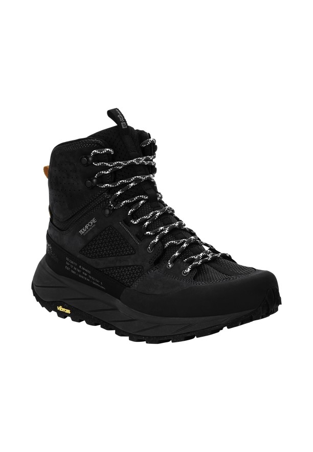 Black Men Jack Wolfskin Terraquest Texapore Mid Hiking Shoes | 19598603