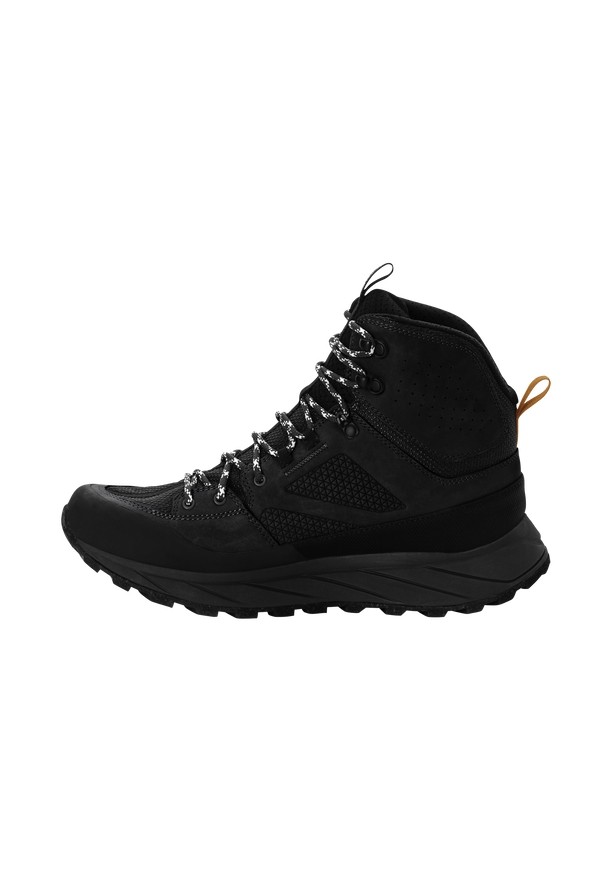 Black Men Jack Wolfskin Terraquest Texapore Mid Hiking Shoes | 19598603
