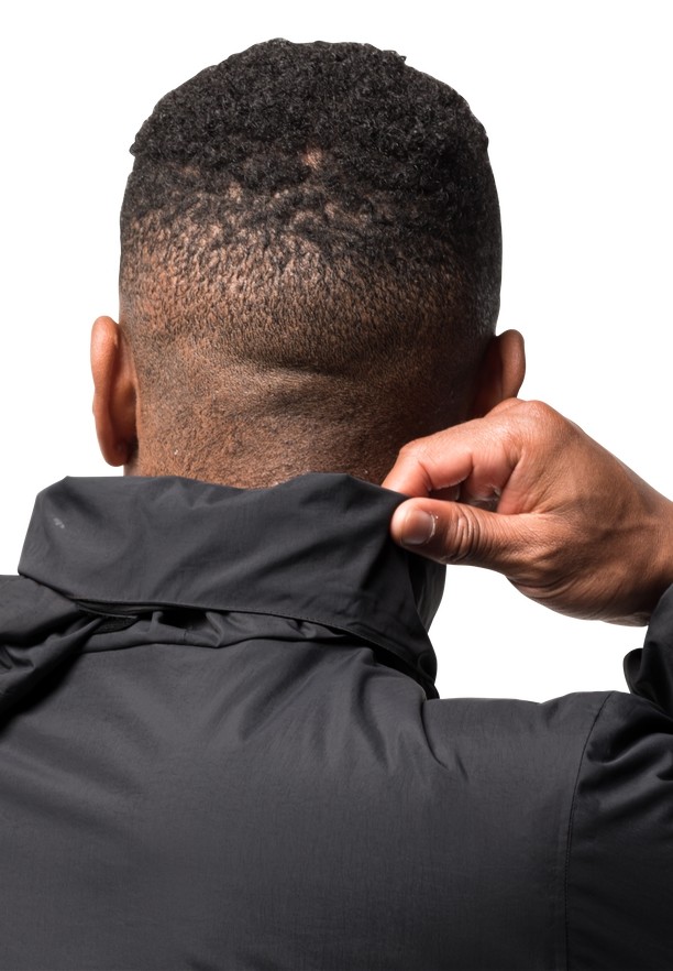 Black Men Jack Wolfskin Textor Rain Jackets | 72787822
