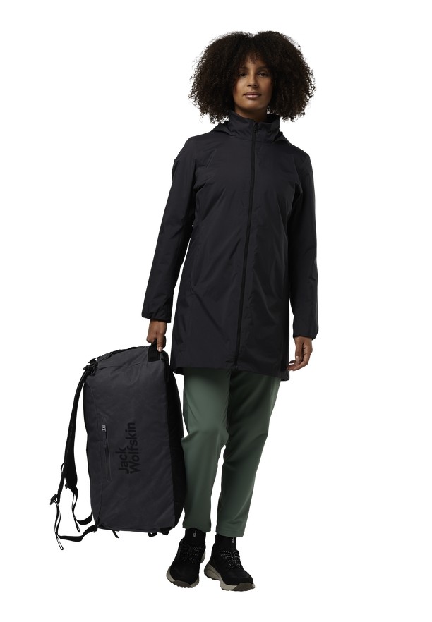 Black Men Jack Wolfskin Traveltopia 45 Duffle Bags | 38479321