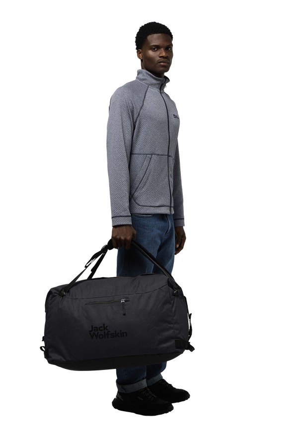 Black Men Jack Wolfskin Traveltopia 65 Duffle Bags | 21315992