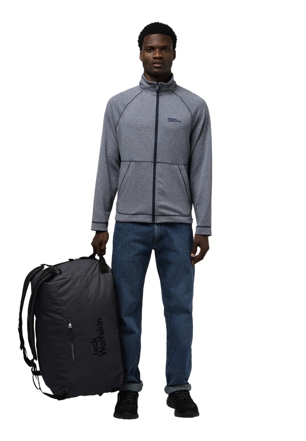 Black Men Jack Wolfskin Traveltopia 65 Duffle Bags | 21315992