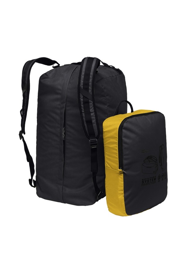 Black Men Jack Wolfskin Traveltopia 65 Duffle Bags | 21315992